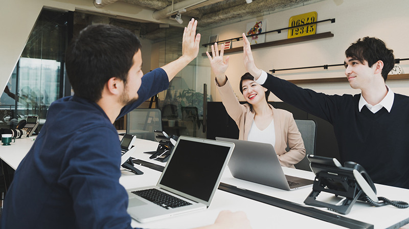 office Cuddling Fellow